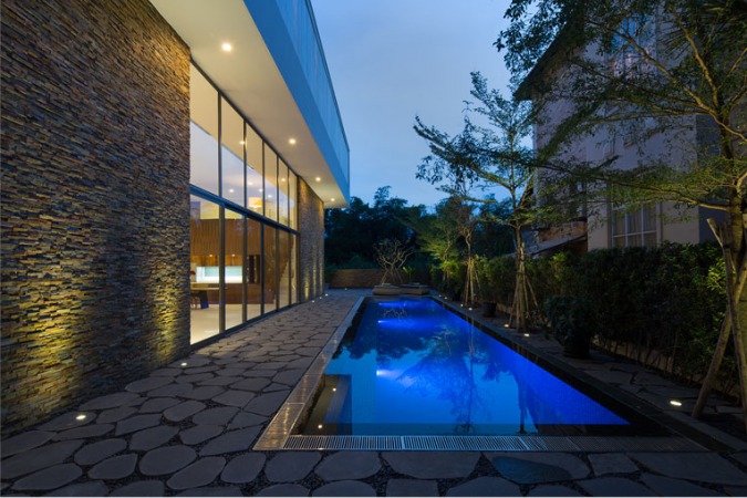 Premium Thao Dien villa with spacious pool and garden space