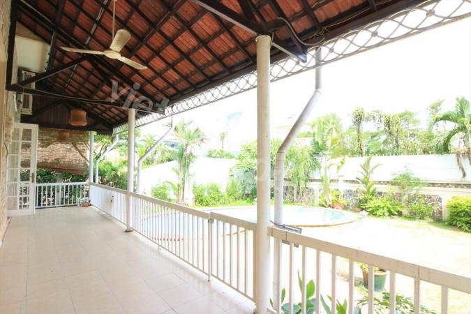 Spacious villa with big garden space in Thao Dien