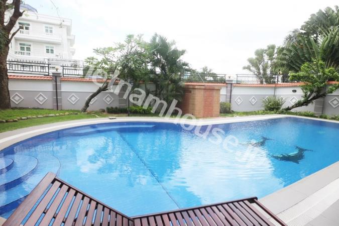 Modern and spacious villa a few minutes walk to shops and famous restaurants in Thao Dien, Dist 2.