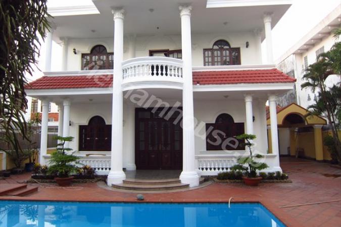 Big classic villa with private pool in Thao Dien