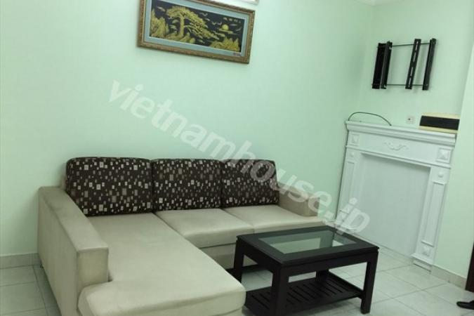 2 bedrooms apartment for rent with interior in white @ District 1