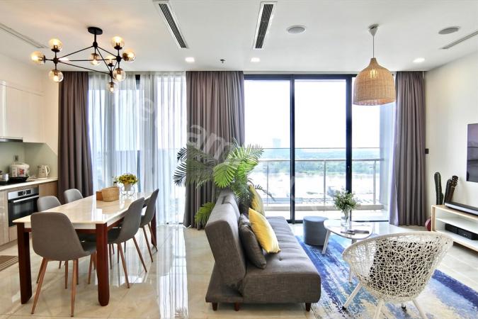 High level of Vinhomes apartment with Saigon river view