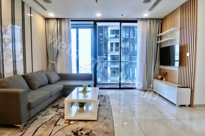 Vinhomes condominium is immaculately furnished