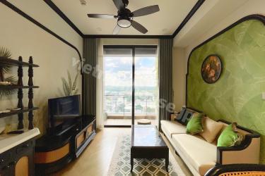 Modern Tropical 2BR Apartment at Lumiere Riverside, Thao Dien