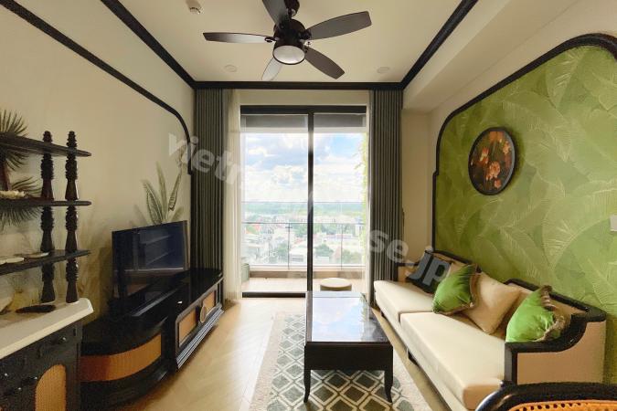 Căn hộ 2PN phong cách tropical hiện đại tại Lumiere Riverside Thảo Điền