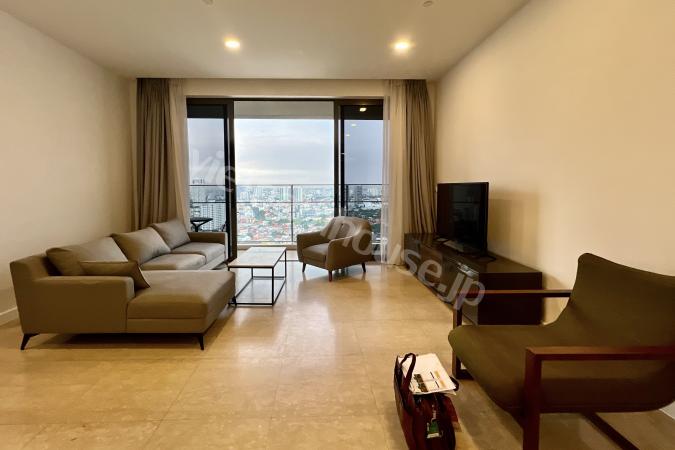 Minimalist lifestyle and high-floor river view at The Nassim 3-bedroom apartment