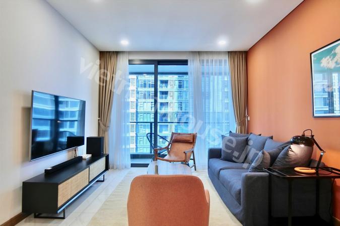 Sunwah Pearl condo with two bedrooms and a huge living room