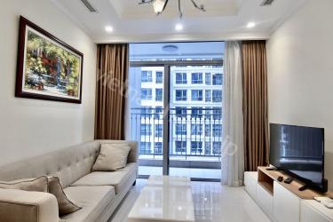 The internal space of Vinhomes Central Park condo is well-appointed and elegant