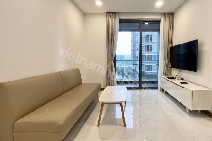 Sống liền kề Quận 1 với căn hộ 1 ph&ograve;ng ngủ đầy đủ tiện nghi tại Sunwah Pearl