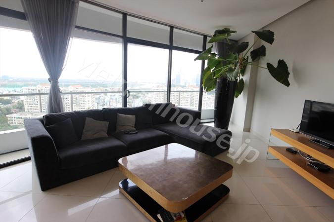 City view apartment with high class furniture for renting in City Garden