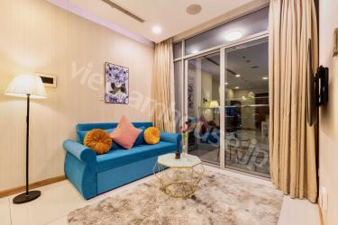 Vinhomes Central Park: Tầm nh&igrave;n đ&ecirc;m đầy m&ecirc; hoặc từ căn hộ 2 ph&ograve;ng ngủ
