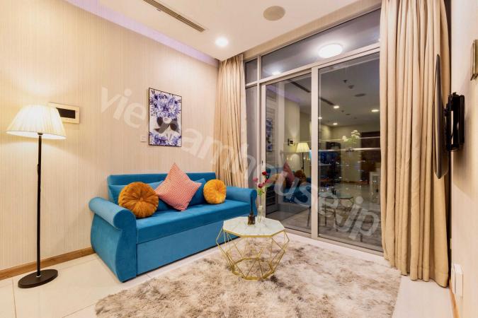 Vinhomes Central Park: Tầm nh&igrave;n đ&ecirc;m đầy m&ecirc; hoặc từ căn hộ 2 ph&ograve;ng ngủ