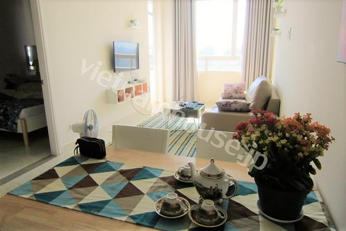 High floor riverside apartment with modern interior, in Binh Thanh District.