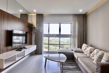 Three-bedroom apartment offers a refined and elegant living area