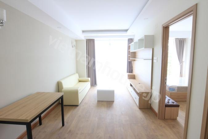 Luxury apartment with large windows near Tan Dinh market District 1