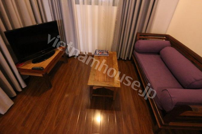 Wooden style furniture apartment near the TV station
