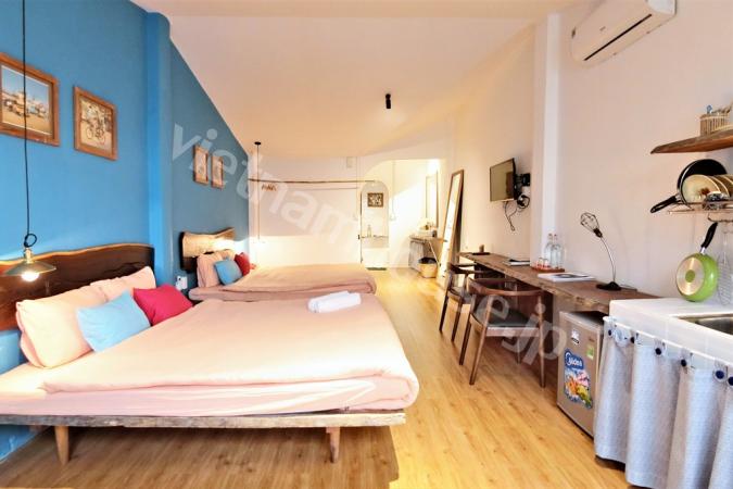Two double bed apartment for long-term stay (short term only)
