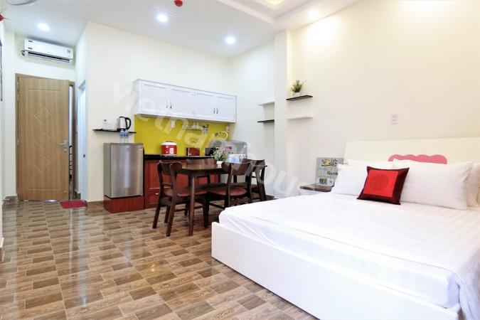 Shiningly tiled serviced apartment near District 4