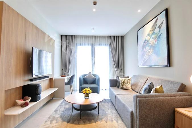 Great balanced with warm hues in serviced apartment