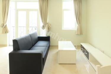 Bright service apartment with balcony in Thao Dien