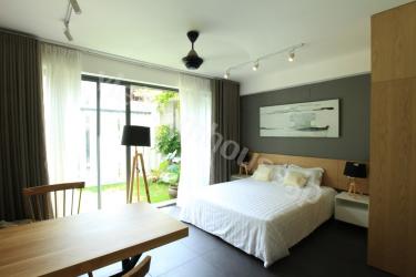 Cool garden with sunlight zone at serviced apartment Thao Dien  District 2.