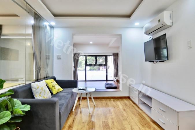 Comfortable space for living in serviced apartment in District 2.