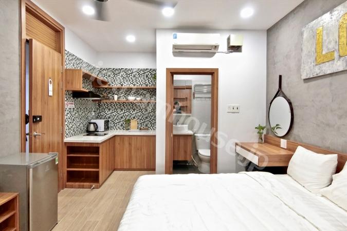 Cozy space of studio apartment near Ha Noi Highway