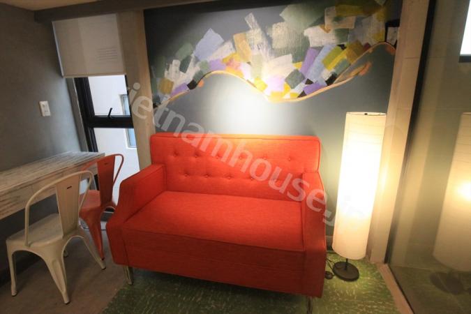 Great serviced apartment with cool interior design.