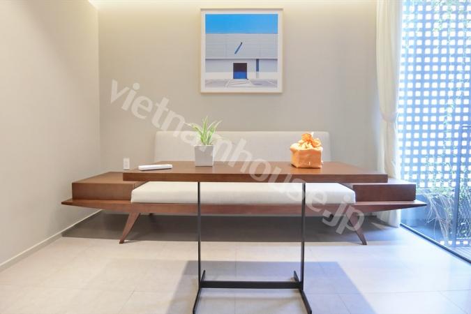 Unique design and furniture in serviced apartment 