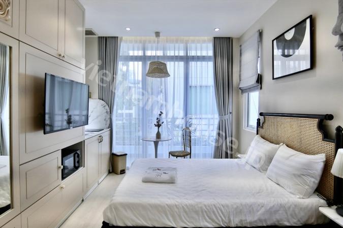 Serviced apartment with high aesthetic interior design