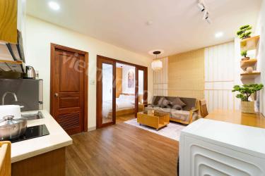 One-bedroom in absolutely new apartment in District Binh Thanh