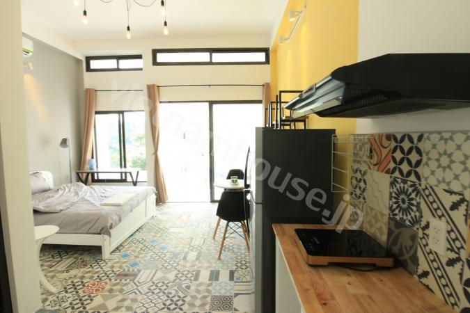 Good price at brand new serviced apartment in Binh Thanh District.