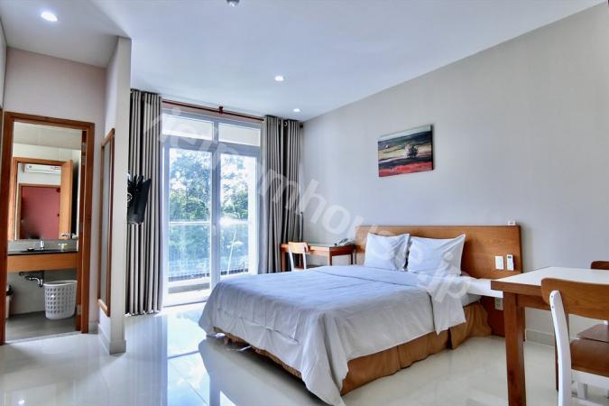 Park view in serviced apartment near Nhieu Loc canal