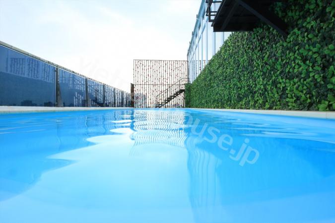 The Dream Swimming Pool in serviced apartment in Phu Nhuan District.