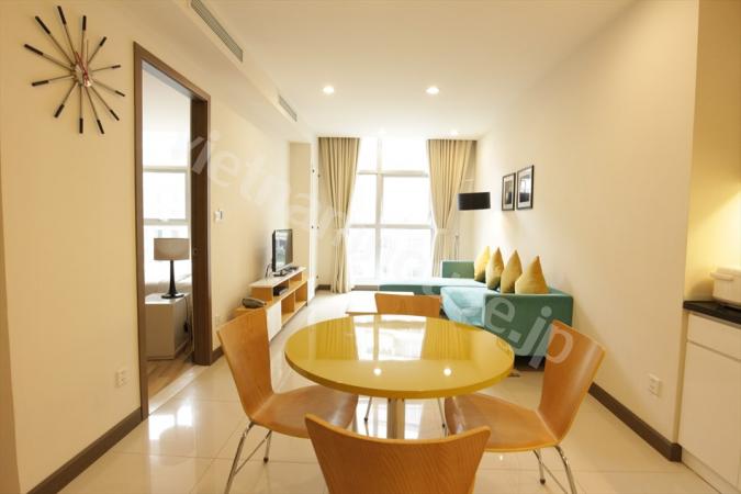Minimalist interior service apartment in Tan Binh